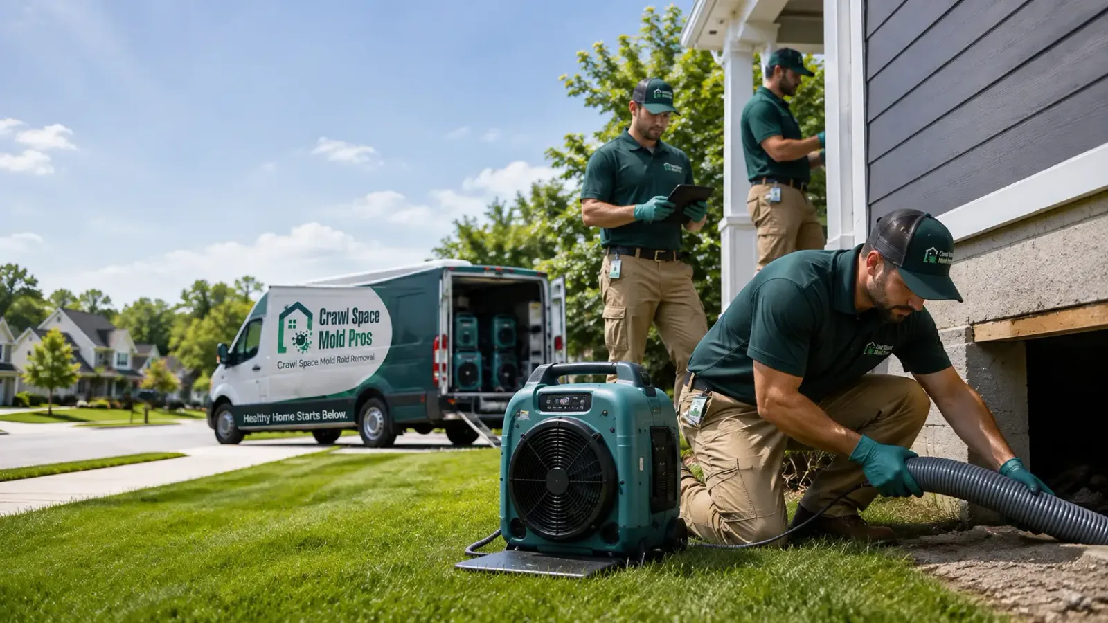 Crawl Space Mold Removal in Cortland, IL